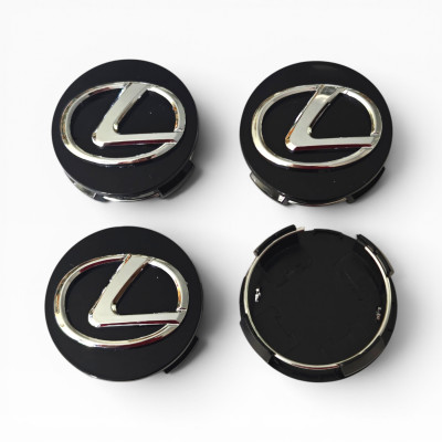 Ковпачки (заглушки) у диски чорні Lexus 62\55,6мм, 42603-30590